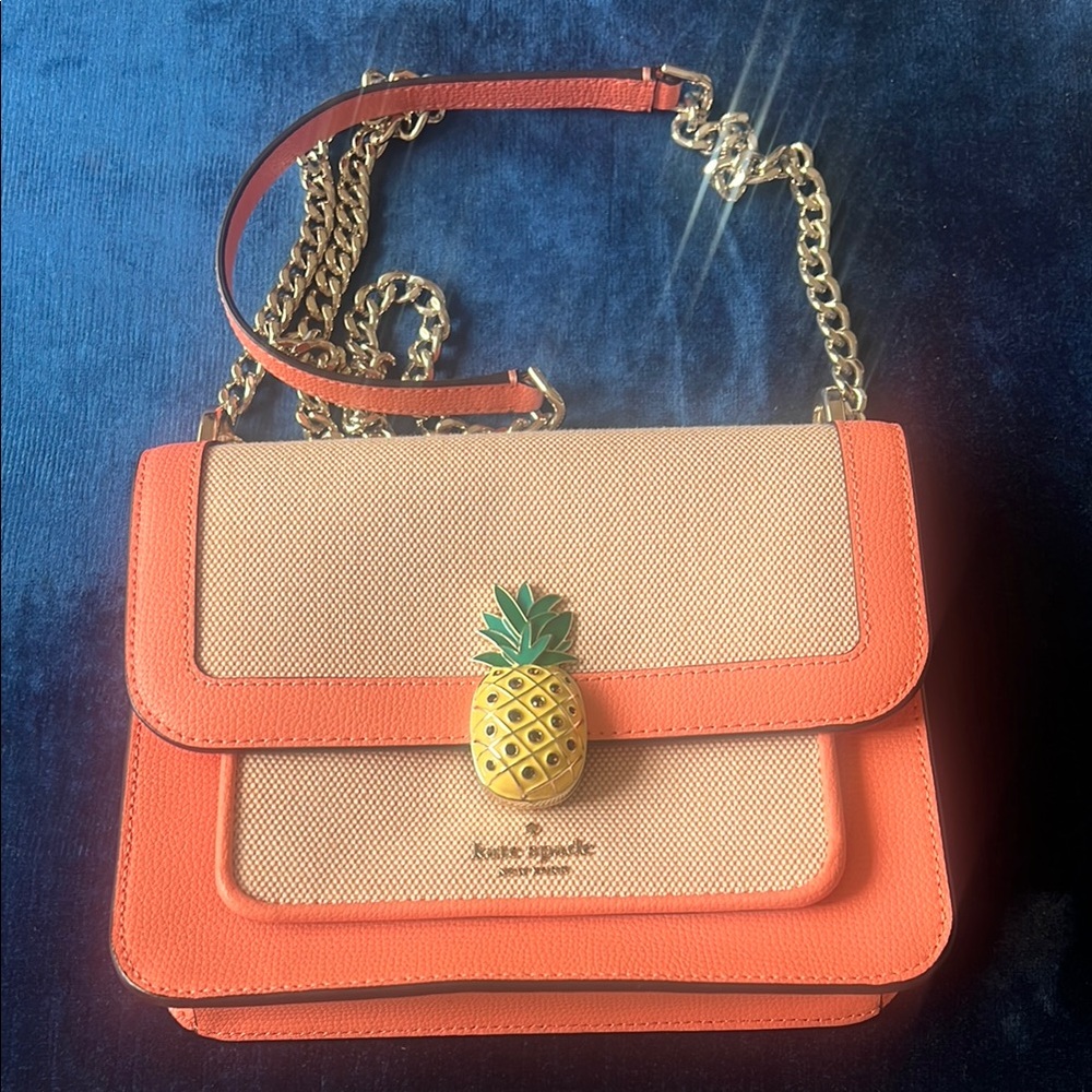 Kate Spade Remi Pineapple Flap Chain Crossbody